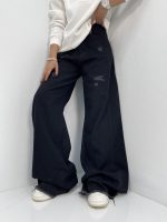 شلوار جین زنانه شافل بگ مشکی