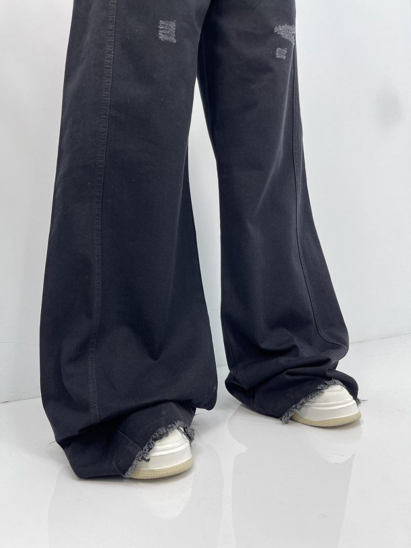 شلوار جین زنانه شافل بگ مشکی