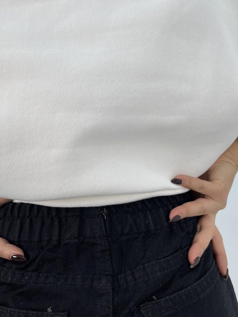 شلوار جین زنانه شافل بگ مشکی