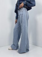 شلوار جین زنانه شافل بگ یخی