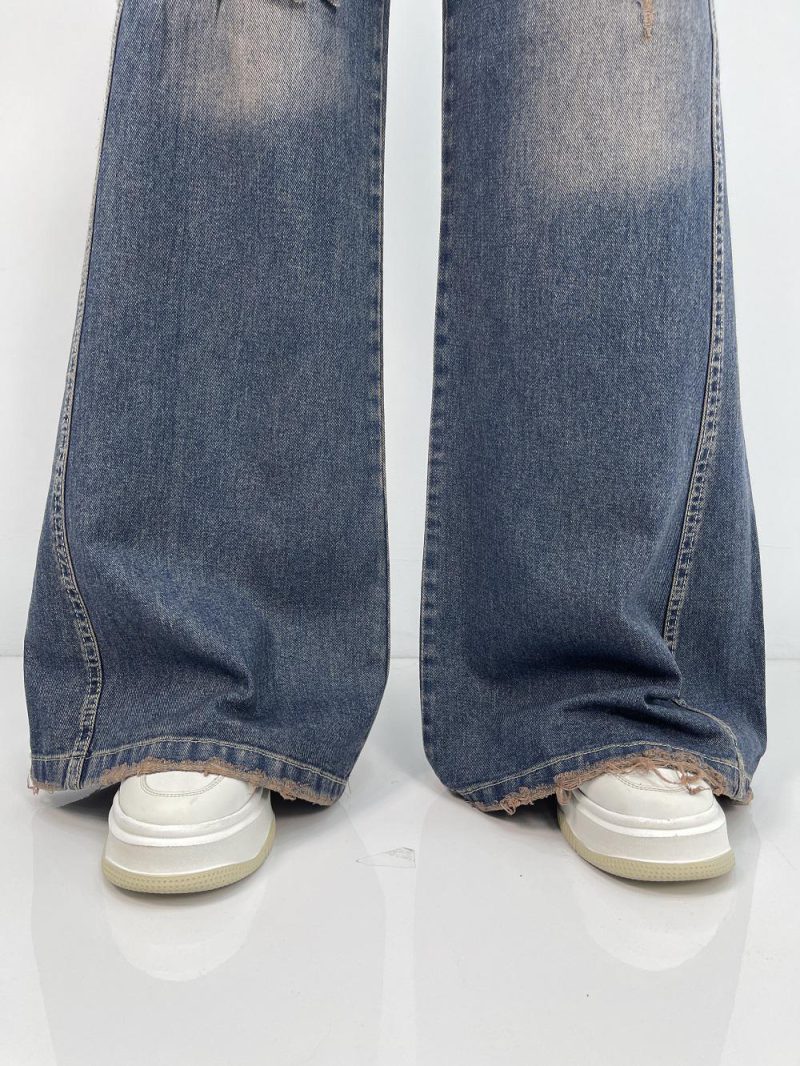 شلوار جین زنانه شافل زاپدار