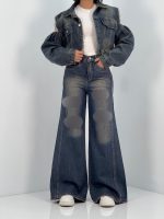 شلوار جین زنانه شافل زاپدار