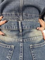 شلوار جین زنانه شافل زاپدار