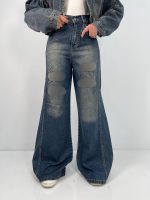 شلوار جین زنانه شافل زاپدار