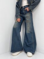 شلوار جین زنانه شافل زاپدار