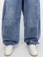 شلوار جین زنانه بالونی آبی