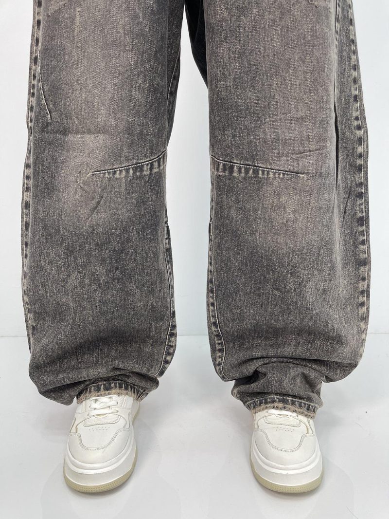 شلوار جین بالونی کارپنتری زغالی