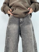 شلوار جین بالونی کارپنتری زغالی