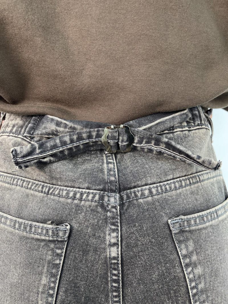 شلوار جین بالونی کارپنتری زغالی