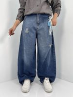 شلوار جین زنانه بالونی ابی