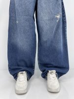 شلوار جین زنانه بالونی ابی