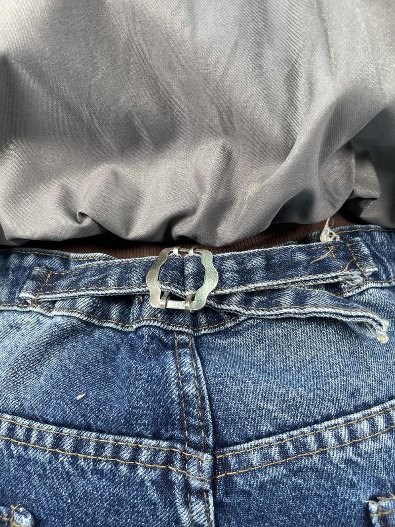 شلوار جین زنانه بالونی ابی