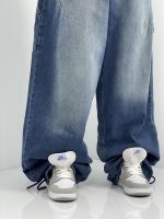 شلوار جین زنانه بالونی مکس آبی سنگشور