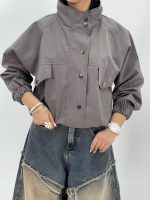 بامبر جکت کوتاه کتان زارا طوسی