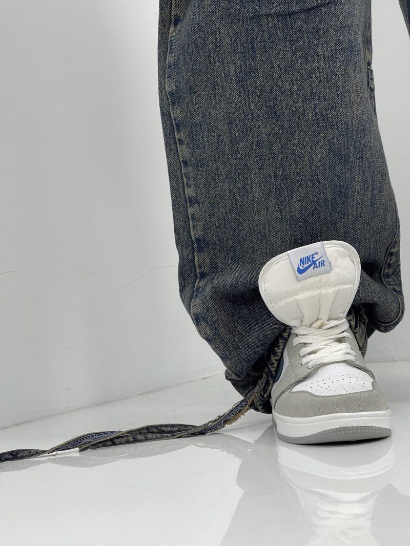 شلوار جین زنانه بالونی کارپنتری سرمه ای سنگشور