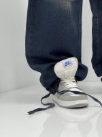 شلوار جین زنانه بالونی کارپنتری سرمه ای سنگشور