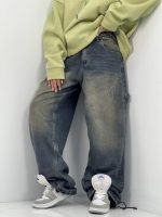 شلوار جین زنانه بالونی مکس کارپنتری سنگشور کرم