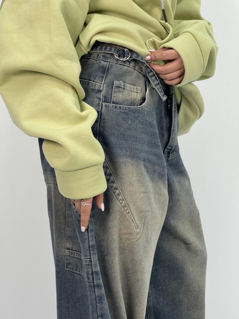 شلوار جین زنانه بالونی مکس کارپنتری سنگشور کرم