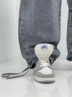 شلوار جین زنانه بالونی کارپنتری آبی روشن سنگشور