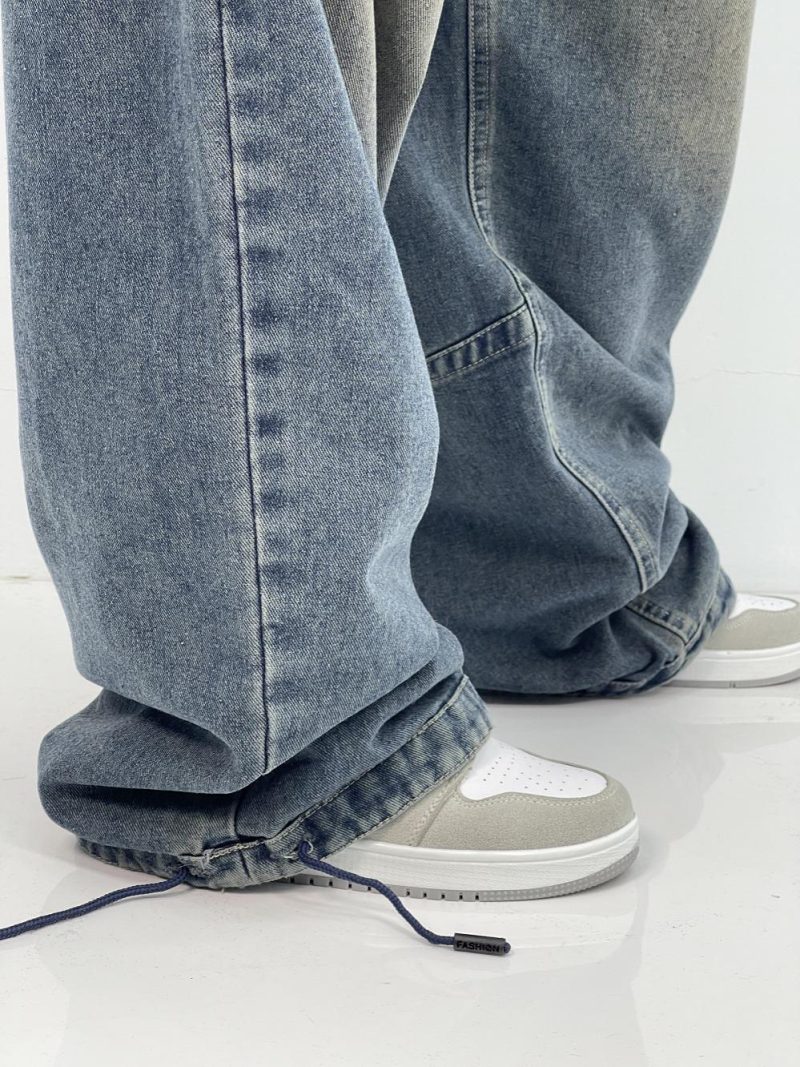 شلوار جین زنانه بالونی مکس کارپنتری سنگشور کرم