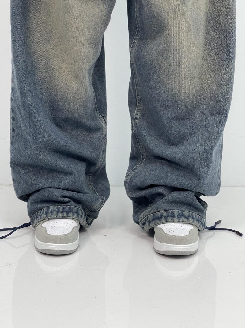 شلوار جین زنانه بالونی مکس کارپنتری سنگشور کرم