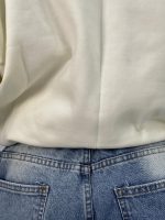 شلوار جین زنانه جی بگ گشاد رنگ آبی