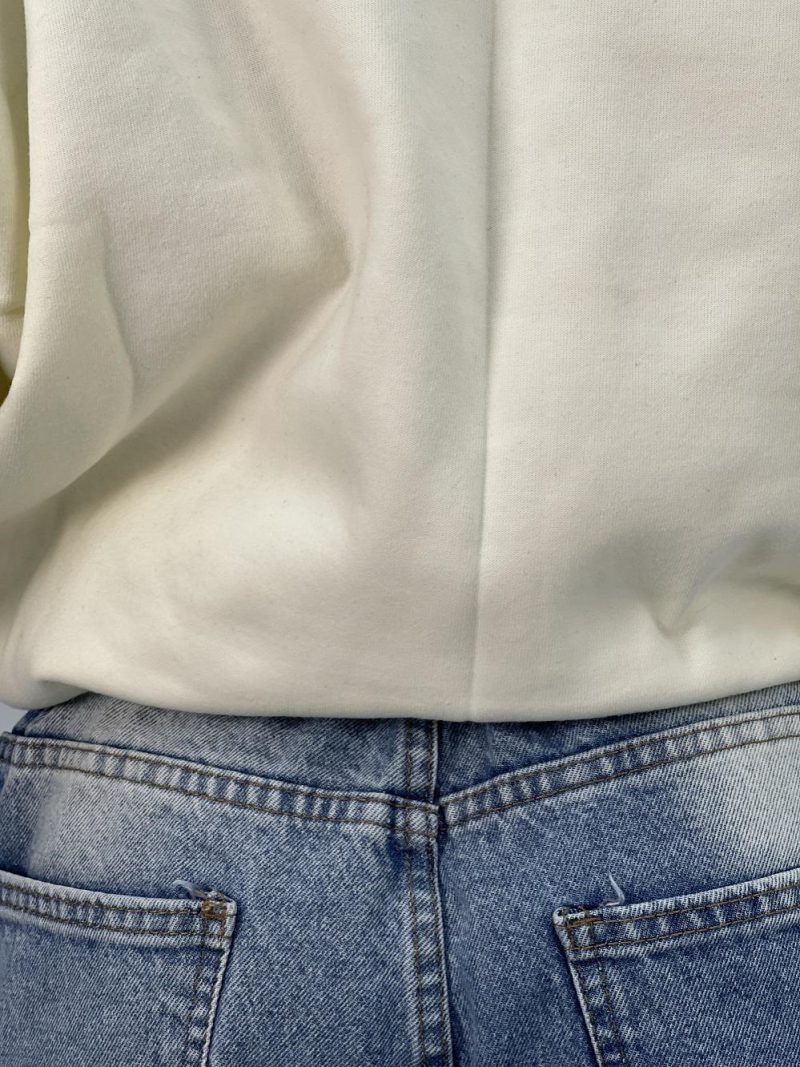 شلوار جین زنانه جی بگ گشاد رنگ آبی