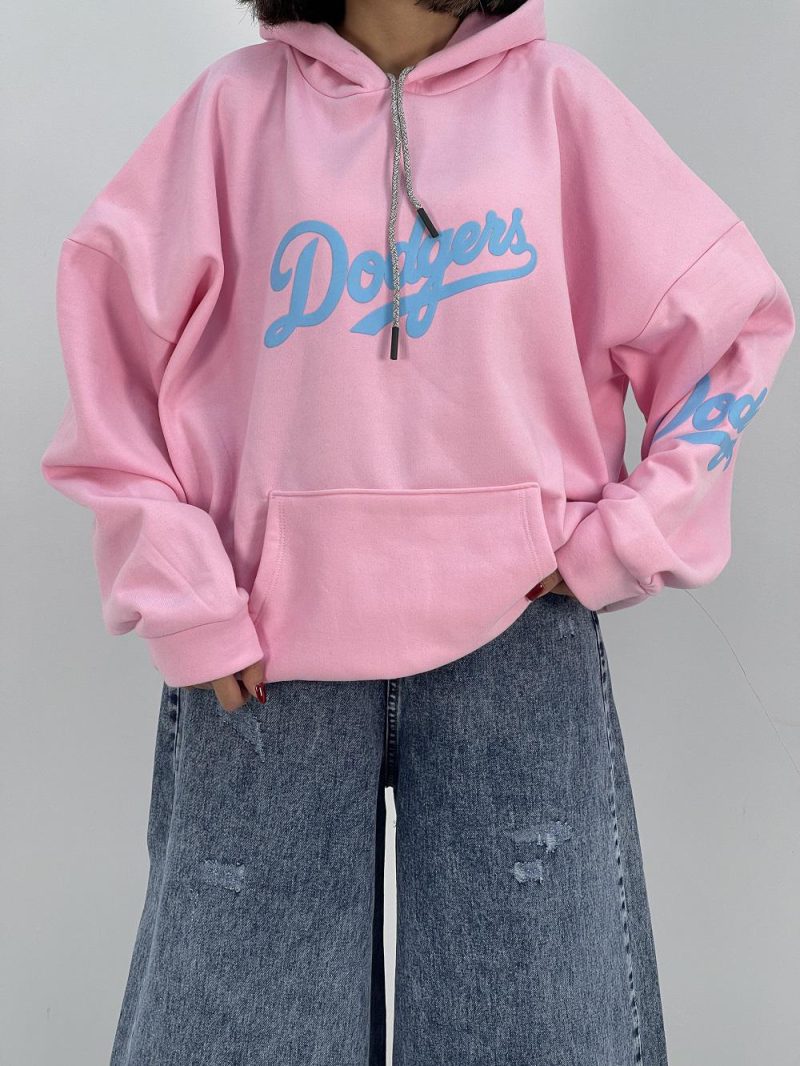 هودی قواره باکسی دخترانه صورتی