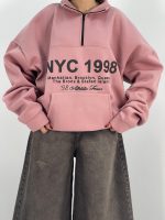 دورس نیم زیپ دخترانه قوار باکسی کالباسی