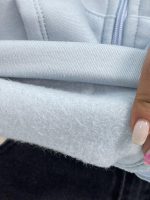 سویشرت باکسی دخترانه آبی