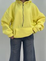 هودی قواره باکسی دخترانه زرد