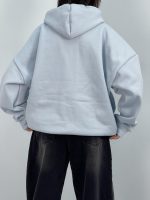 سویشرت باکسی دخترانه آبی