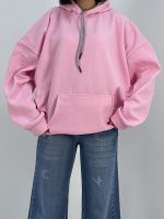 هودی قواره باکسی دخترانه صورتی