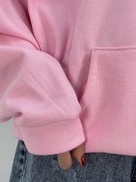 هودی قواره باکسی دخترانه صورتی