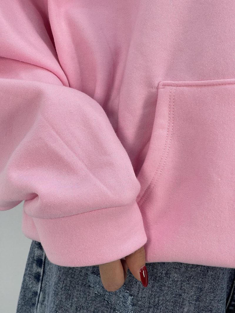 هودی قواره باکسی دخترانه صورتی