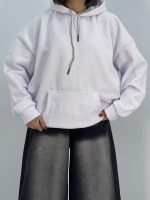 هودی قواره باکسی دخترانه سفید
