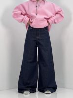 شلوار جین زنانه سوپر بگ خام شور