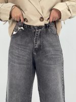 شلوار جین زنانه بگ زغالی