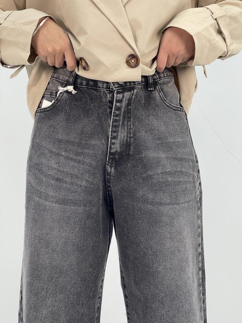 شلوار جین زنانه بگ زغالی