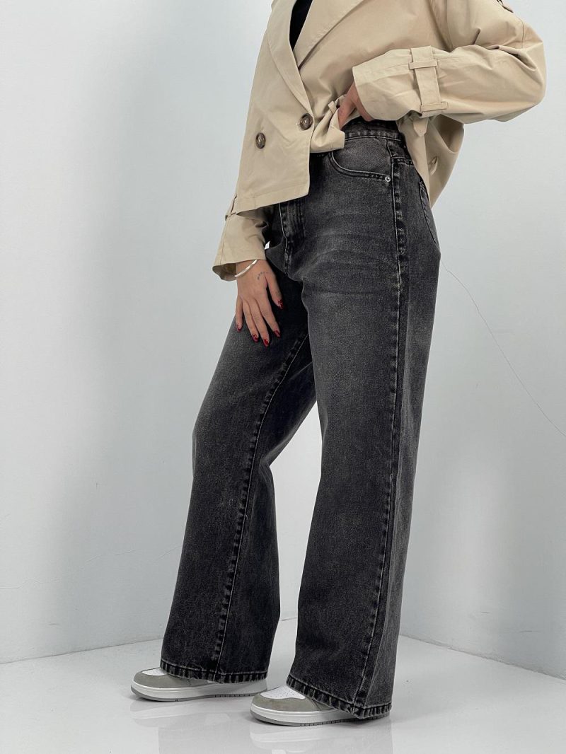 شلوار جین زنانه بگ زغالی