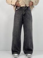 شلوار جین زنانه بگ زغالی