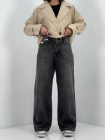 شلوار جین زنانه بگ زغالی