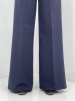 شلوار پارچه ای زنانه فول بگ سرمه ای