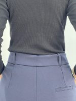 شلوار پارچه ای زنانه فول بگ سرمه ای