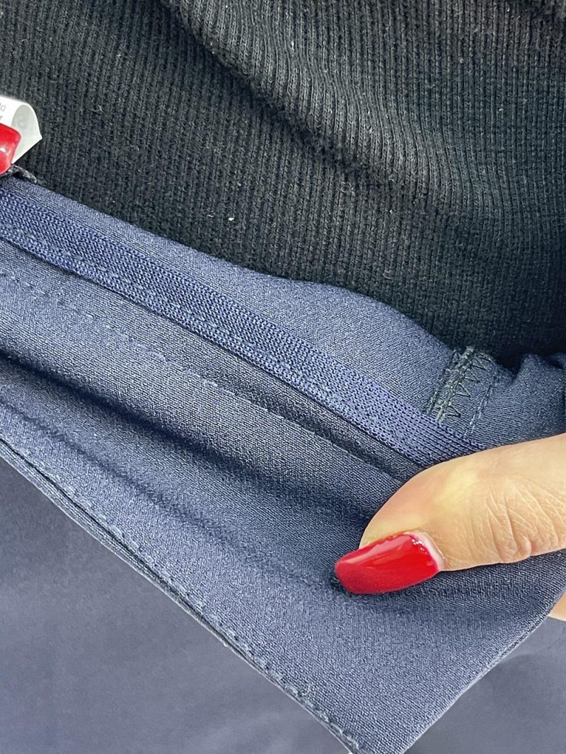 شلوار پارچه ای زنانه فول بگ سرمه ای