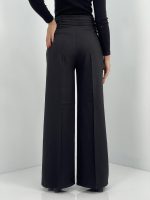 شلوار پارچه ای زنانه فول بگ مشکی