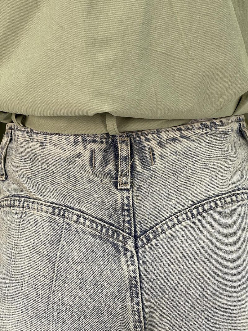 شلوار جین زنانه سوپر بگ کثیف شور