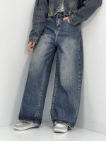 شلوار جین زنانه فول بگ سنگشور خاص
