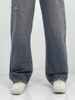شلوار جین زنانه نیم بگ گازوئیلی