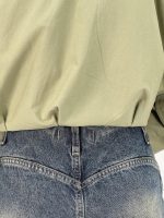 شلوار جین زنانه سوپر بگ آبی سنگشور